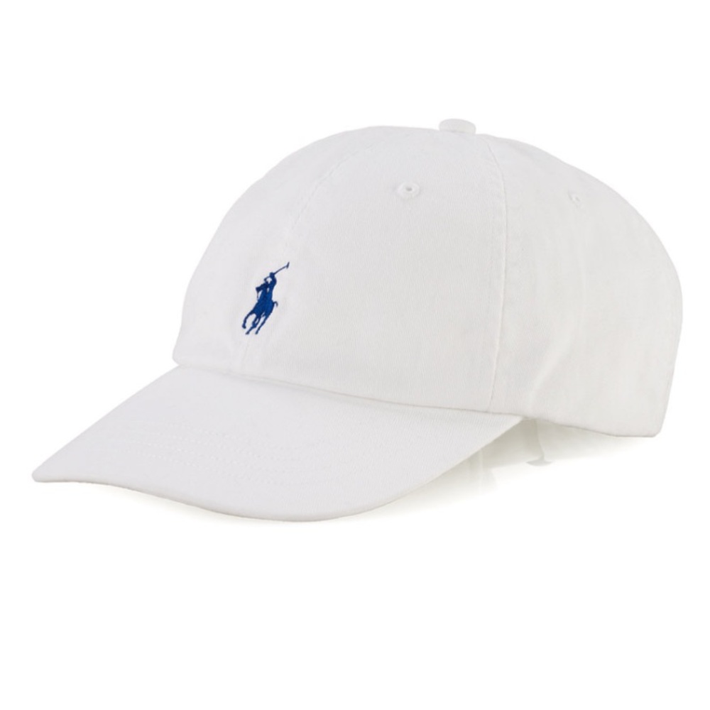 Polo Ralph Lauren Cotton Chino Ball Cap | White